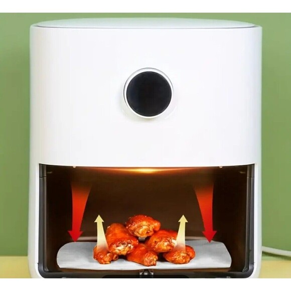 150 Sheets, Disposable Air Fryer Liners (8.66''), Greaseproof White Pape… - Picture 5 of 8